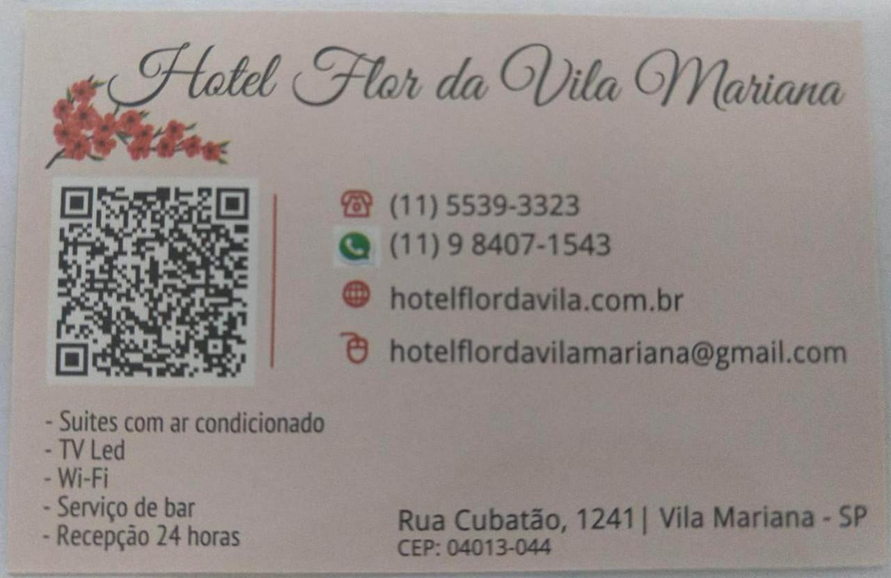 Hotel Flor Da Vila Mariana Sao Paulo Dış mekan fotoğraf
